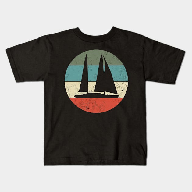 sailboat Kids T-Shirt by KAWAIITEE